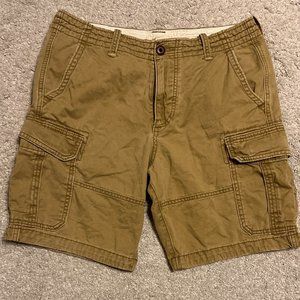 Hollister Khaki Cargo Shorts